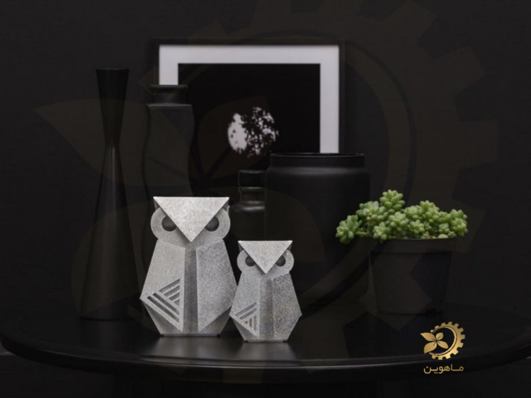 دکوری فلزی طرح جغد