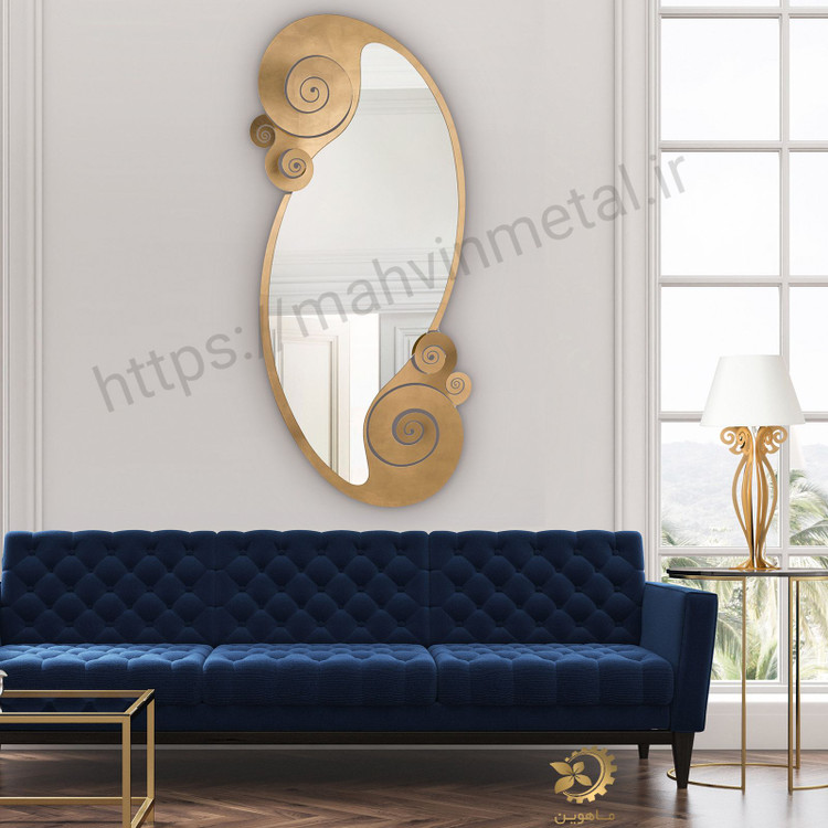 آینه دکوراتیو فلزی